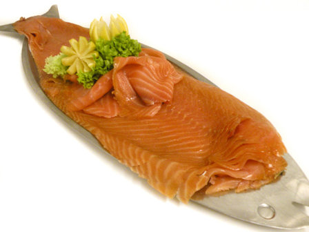 SCHOTSE, HUISGEROOKTE GEROOKTE ZALM 